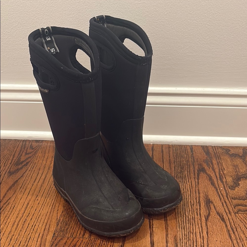 Bogs Black Kids Boots